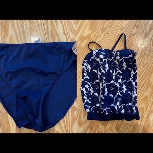 Hilor Tankini Top and Bottom! NWT! Size 8